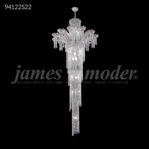 Princess Collection Large Entry Crystal Chandelier Ceiling Light by James R. Moder