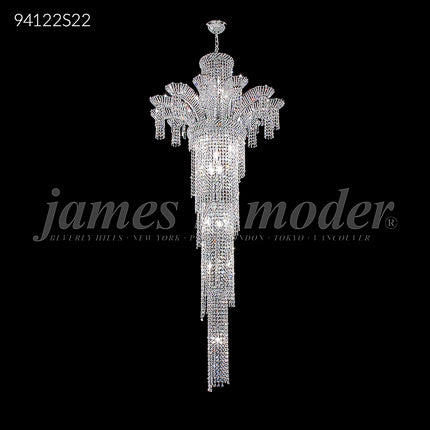 Princess Collection Large Entry Crystal Chandelier Ceiling Light by James R. Moder