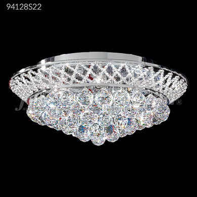 Jacqueline Collection Flush Mount Crystal Pendant Chandelier Ceiling Light by James R. Moder
