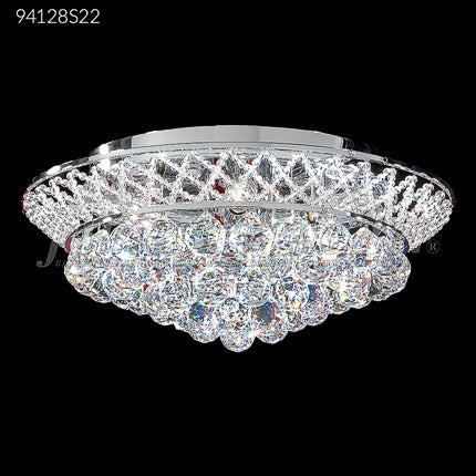 Jacqueline Collection Flush Mount Crystal Pendant Chandelier Ceiling Light by James R. Moder