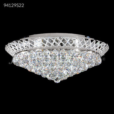 Jacqueline Collection Flush Mount 6 Light Crystal Pendant Chandelier Ceiling Light by James R. Moder