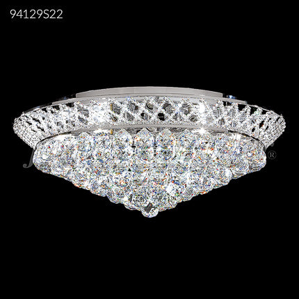 Jacqueline Collection Flush Mount 6 Light Crystal Pendant Chandelier Ceiling Light by James R. Moder