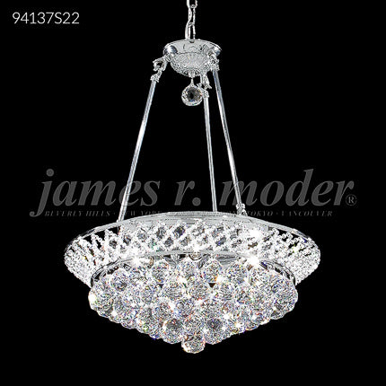 Jacqueline Collection 4 Light Crystal Chandelier Ceiling Light by James R. Moder