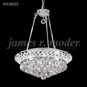 Jacqueline Collection 6 Light Crystal Chandelier Ceiling Light by James R. Moder