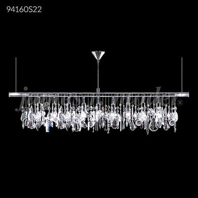 Fashionable Broadway Bar 9 Light Crystal Chandelier Ceiling Light by James R. Moder
