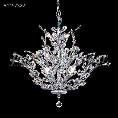 Florale Collection 13 Light Crystal Clear Chandelier Ceiling Light by James R. Moder