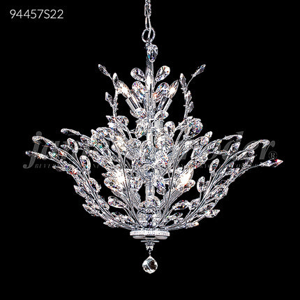 Florale Collection 13 Light Crystal Clear Chandelier Ceiling Light by James R. Moder