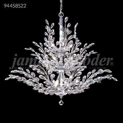 Florale Collection 18 Light Crystal Chandelier Ceiling Light by James R. Moder