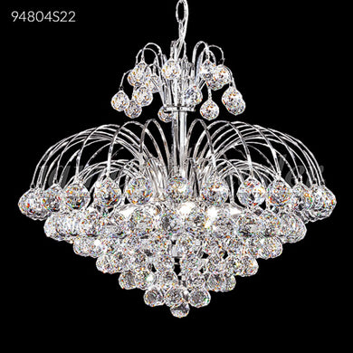 Jacqueline Collection Crystal Chandelier Ceiling Light by James R. Moder