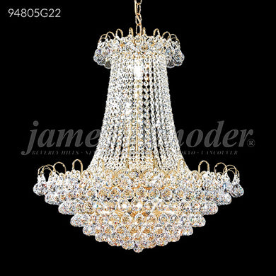 Jacqueline Collection Empire Crystal Chandelier Ceiling Light by James R. Moder