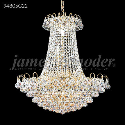 Jacqueline Collection Empire Crystal Chandelier Ceiling Light by James R. Moder