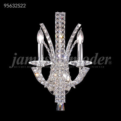 Eclipse Fashion Collection 2 Light Wall Sconce Crystal Chandelier Wall Lamp Home Decor by James R. Moder