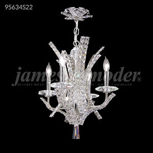 Eclipse Fashion Collection 4 Light Pendant Crystal Chandelier Ceiling Light by James R. Moder