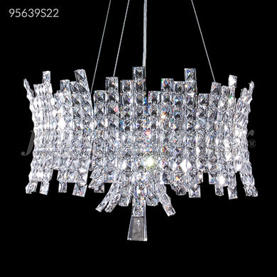 Eclipse Fashion Collection 12 Light Pendant Crystal Chandelier Ceiling Light by James R. Moder