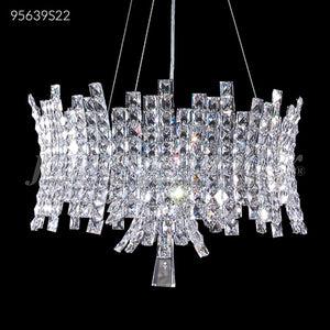 Eclipse Fashion Collection 12 Light Pendant Crystal Chandelier Ceiling Light by James R. Moder