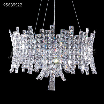 Eclipse Fashion Collection 12 Light Pendant Crystal Chandelier Ceiling Light by James R. Moder