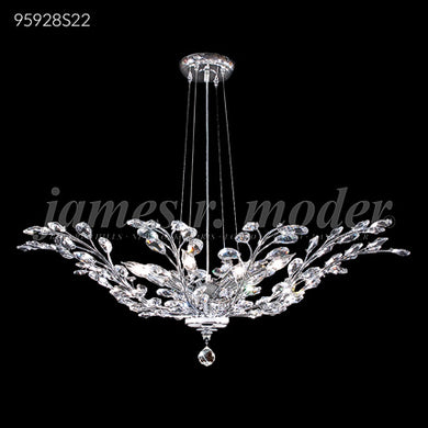 Florale Collection Pendant Crystal Chandelier Ceiling Light by James R. Moder