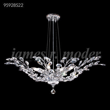Florale Collection Pendant Crystal Chandelier Ceiling Light by James R. Moder
