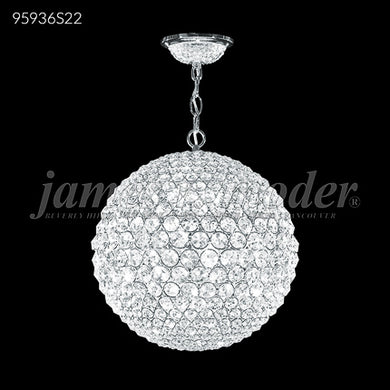 Sun Sphere Crystal Chandelier Ceiling Light by James R. Moder