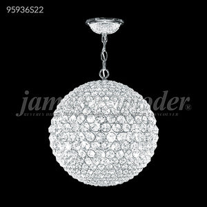 Sun Sphere Crystal Chandelier Ceiling Light by James R. Moder