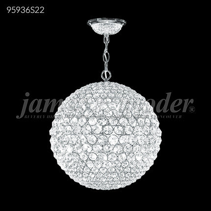 Sun Sphere Crystal Chandelier Ceiling Light by James R. Moder