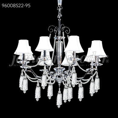 Tassel Collection 8 Light Crystal Chandelier Ceiling Light by James R. Moder