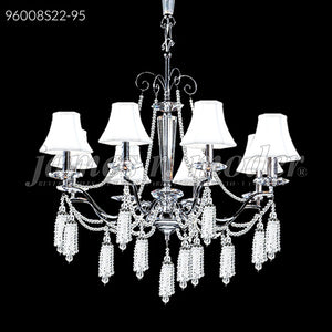 Tassel Collection 8 Light Crystal Chandelier Ceiling Light by James R. Moder