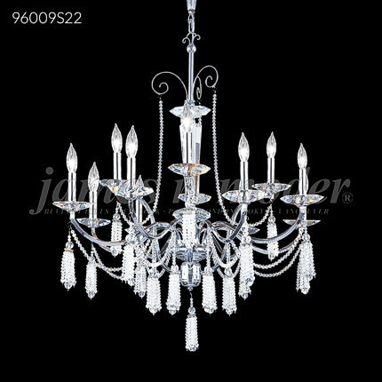 Tassel Collection 12 Light Crystal Chandelier Ceiling Light by James R. Moder