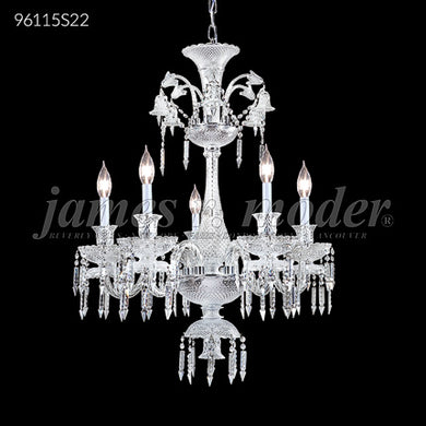 Le Chateau 5 Light Crystal Chandelier Ceiling Light by James R. Moder
