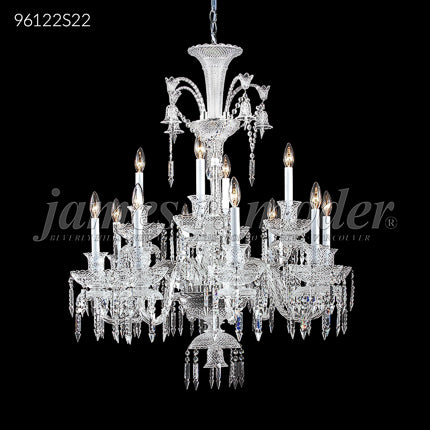 Le Chateau 12 Light Crystal Chandelier Ceiling Light by James R. Moder