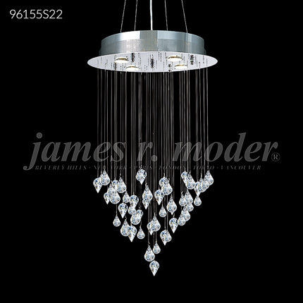 Medallion Collection Crystal Chandelier Ceiling Light by James R. Moder
