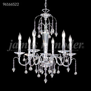 Medallion 6 Light Crystal Chandelier Ceiling Light by James R. Moder