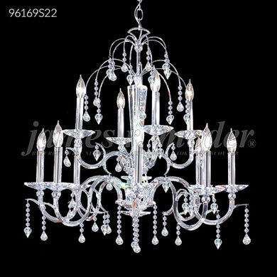 Medallion 12 Light Crystal Chandelier Ceiling Light by James R. Moder