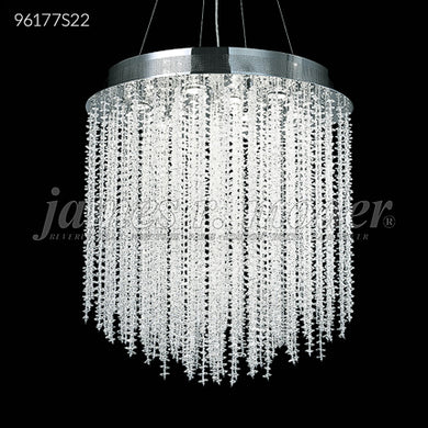 Continental Fashion Crystal Chandelier 9 Light Ceiling Light by James R. Moder