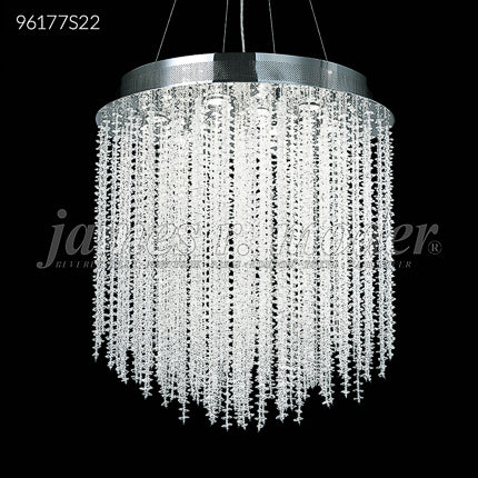 Continental Fashion Crystal Chandelier 9 Light Ceiling Light by James R. Moder