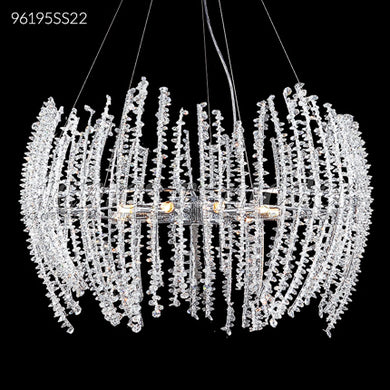Continental Fashion Collection 9 Light European Trend Crystal Chandelier Ceiling Light by James R. Moder