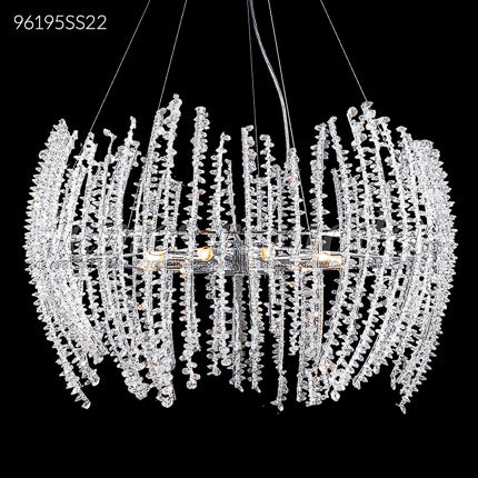 Continental Fashion Collection 9 Light European Trend Crystal Chandelier Ceiling Light by James R. Moder