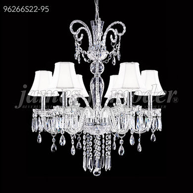 Venetian 6 Light Pendant Crystal Chandelier Ceiling Light by James R. Moder