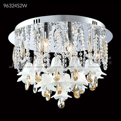 Murano Collection Flush Mount Pendant Crystal Chandelier Ceiling Light by James R. Moder
