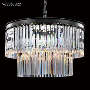 Europa Collection 8 Light Crystal Chandelier Ceiling Light by James R. Moder