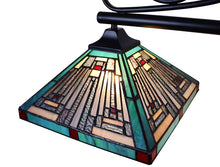 Innes Mission Island Pendant Chandelier Tiffany Victorian Blackish Bronze 3-Light 47" Wide Ceiling Light by Chloe