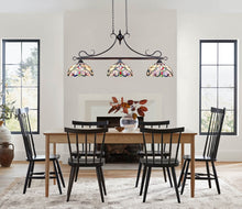 Grenville Island Pendant Chandelier Tiffany Victorian Dark Bronze 3-Light 47" Wide Ceiling Light by Chloe