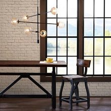 Cyrus 6-Globe Light Antique Bronze Architectural Metal Chandelier Pendant Ceiling Light by Olliix-INK+IVY