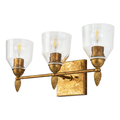 Felice 3 Light Bath Bar Wall Sconce Wall Lamp Home Decor by Lucas McKearn