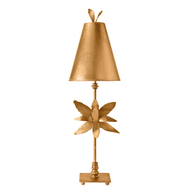 Azalea Gold Table Lamp Bedside Nightstand Reading Desk Table Light by Lucas McKearn