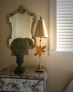 Azalea Gold Table Lamp Bedside Nightstand Reading Desk Table Light by Lucas McKearn