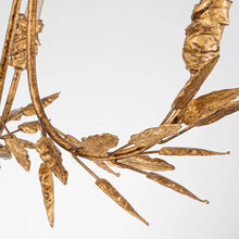 Palm d'Or 3 Light Chandelier Gold Finish Paul Gruer Design Ceiling Light by Lucas McKearn