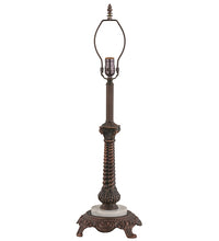 28" High Colonial Tulip Tiffany Table Lamp Bedside Nightstand Reading Desk Table Light by Meyda