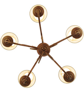 Custom 26" Wide Jenna 5 Light Chandelier Ceiling Light by Meyda