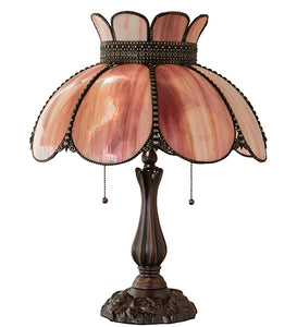 22" High Annabelle Table Lamp Bedside Nightstand Reading Desk Table Light by Meyda